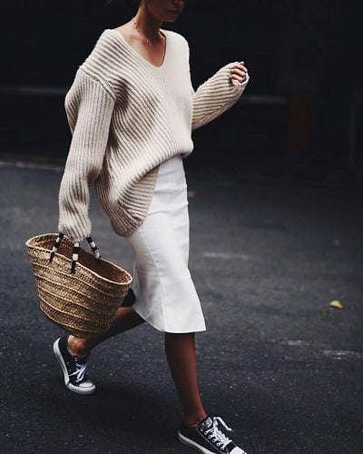 Mis tips para combinar un suéter oversize