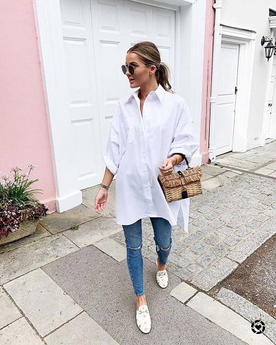 Looks para usar tu camisa blanca